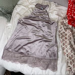 Kimchi Blue UO velvet a line tank